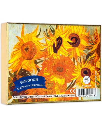 Karte za igranje Piatnik - Van Gogh - Sunflowers (2 špila) - 1