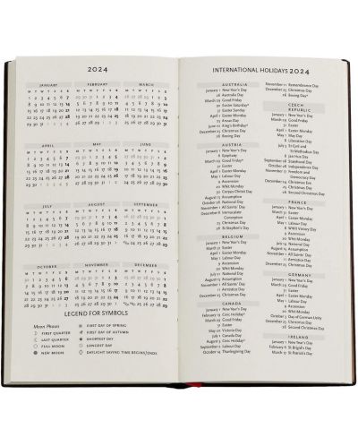Kalendar-bilježnica Paperblanks Granada Turquoise - Ultra Horizontal, 18 x 23 cm, 80 listova, 2024 - 6