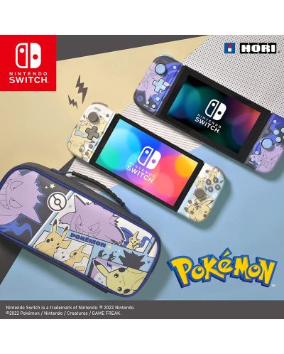 Futrola Hori Cargo Pouch Compact - Pikachu, Gengar & Mimikyu (Nintendo Switch/OLED/Lite) - 4