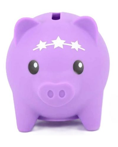 Kasica prasica Boti Pocket Money Piggies - Ljubičasta, s dodacima - 2