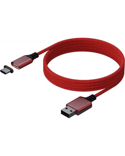 Kabel Konix - Mythics Premium Magnetic Cable 3 m, crveni (Xbox Series X/S) - 3