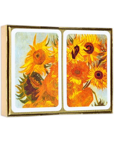 Karte za igranje Piatnik - Van Gogh - Sunflowers (2 špila) - 2
