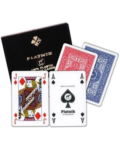 Karte za igranje Piatnik - 100% Plastic - 2