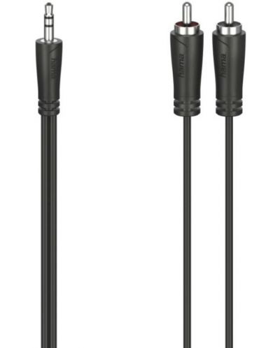 Kabel Hama - 3.5mm/2x RCA, 1.5m, crni - 1