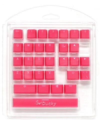 Kapice za mehaničku tipkovnicu Ducky - Pink, 31-Keycap Set - 1