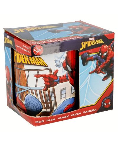 Keramička šalica Uwear - Spiderman Streets,  325 ml - 1