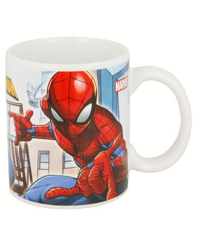 Keramička šalica Uwear - Spiderman Streets,  325 ml - 2