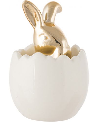 Keramički ukras ADS - Zec u jajetu, 8 cm - 1