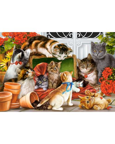 Puzzle Castorland od 1500 dijelova - Mačje igre  - 2