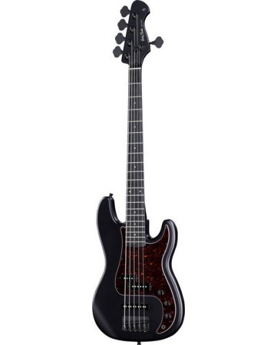 Gitara Harley Benton - PJ-5 SBK Deluxe Series, bas, crna - 1