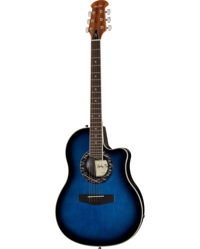 Akustična gitara Harley Benton - HBO-600TB, plava - 1