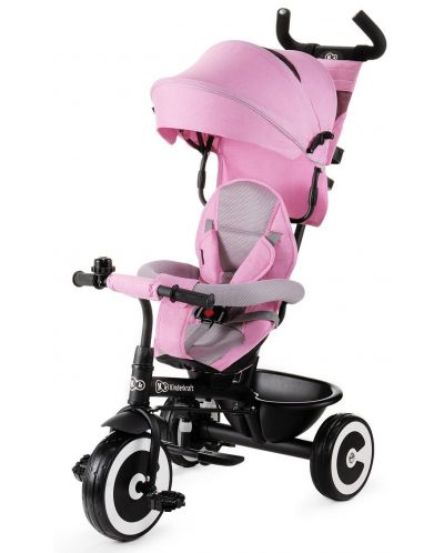 Tricikl KinderKraft Aston - ružičasti - 1