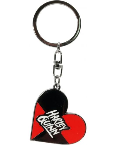 Privjesak za ključeve ABYstyle DC Comics: Batman - Harley Quinn's Heart - 1