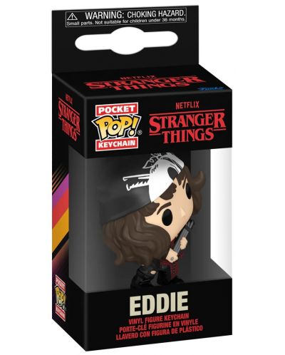 Privjesak za ključeve Funko Pocket POP! Television: Stranger Things - Eddie - 2