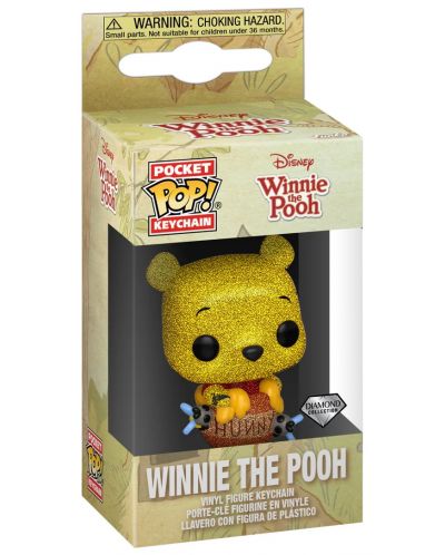 Privjesak za ključeve Funko Pocket POP! Disney: Winnie the Pooh - Winnie the Pooh (Diamond Collection) - 2