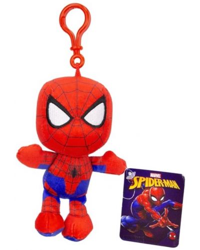 Privjesak za ključeve Whitehouse Leisure Marvel: Spider-Man - Spider-Man (plišani), 13 cm - 1