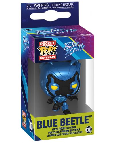 Privjesak za ključeve Funko Pocket POP! DC Comics: Blue Beetle - Blue Beetle - 2