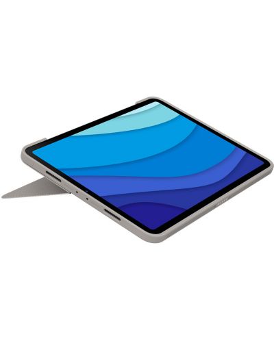 Tipkovnica Logitech - Combo Touch, iPad Pro 11'' 1st, 2nd, 3rd gen, Sand - 4