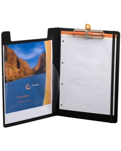 Clipboard Exacompta - Exactive, s poklopcem, PP, crni - 3