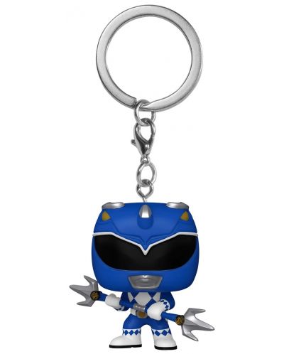 Privjesak za ključeve Funko Pocket POP! Television: Mighty Morphin Power Rangers - Blue Ranger - 1