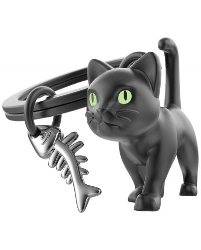 Privjesak za ključeve Metalmorphose - Black Cat - 1