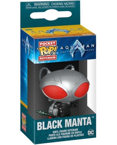 Privjesak za ključeve Funko Pocket POP! DC Comics: Aquaman and the Lost Kingdom - Black Manta - 2