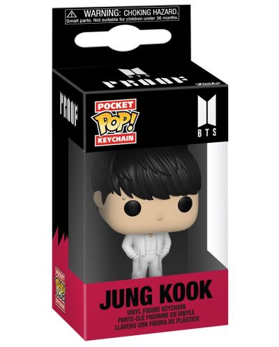 Privjesak za ključeve Funko Pocket POP! Rocks: BTS - Jung Kook - 2
