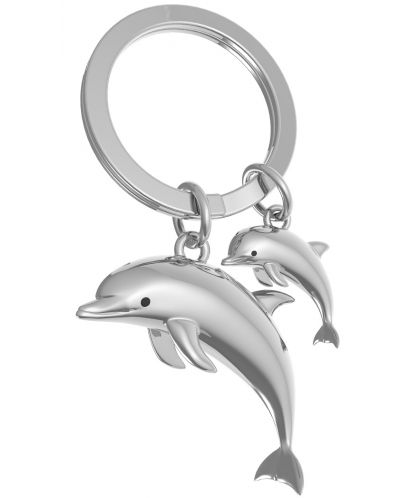 Privjesak za ključeve Metalmorphose - Dolphin Family - 1