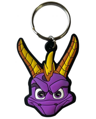 Privjesak za ključeve Pyramid Games: Spyro the Dragon - Spyro Face - 1