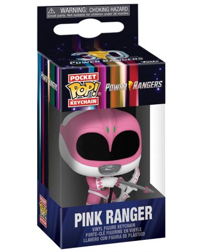 Privjesak za ključeve Funko Pocket POP! Television: Mighty Morphin Power Rangers - Pink Ranger - 2