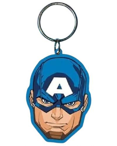 Privjesak za ključeve Pyramid Marvel: Avengers - Captain America - 1