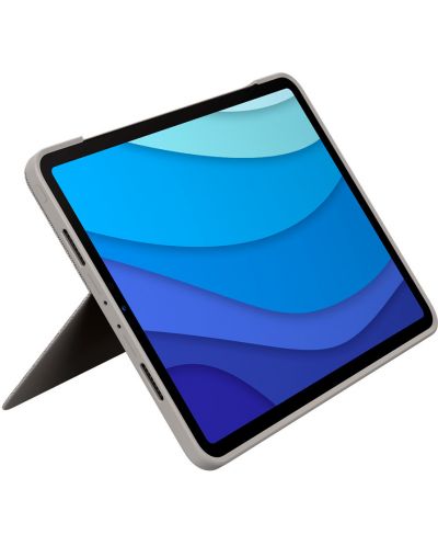 Tipkovnica Logitech - Combo Touch, iPad Pro 11'' 1st, 2nd, 3rd gen, Sand - 3