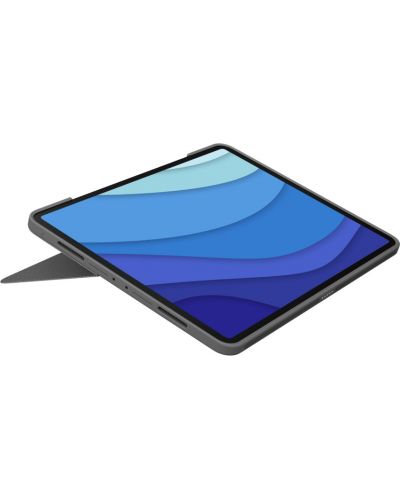 Tipkovnica Logitech - Combo Touch, iPad Pro 11'' 1st, 2nd, 3rd gen, Grey - 3