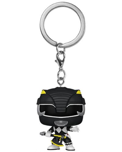 Privjesak za ključeve Funko Pocket POP! Television: Mighty Morphin Power Rangers - Black Ranger - 1