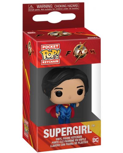 Privjesak za ključeve Funko Pocket POP! DC Comics: The Flash - Supergirl - 2