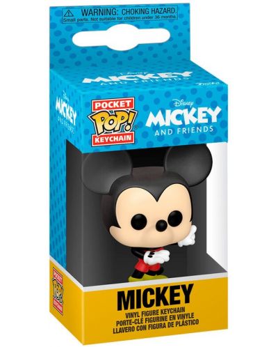 Privjesak za ključeve Funko Pocket POP! Disney: Mickey and Friends - Mickey Mouse - 2