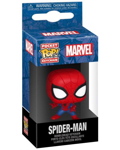 Privjesak za ključeve Funko Pocket POP! Marvel: Spider-Man - Spider-Man (New Classics) - 2