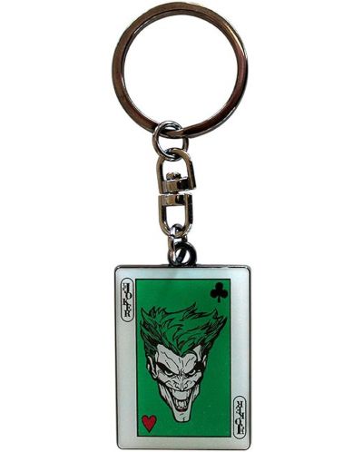 Privjesak za ključeve ABYstyle DC Comics: Batman - The Joker's card - 1
