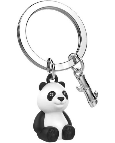 Privjesak za ključeve Metalmorphose - Panda & Bamboo - 1