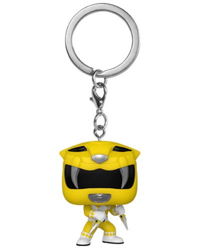 Privjesak za ključeve Funko Pocket POP! Television: Mighty Morphin Power Rangers - Yellow Ranger - 1