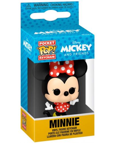 Privjesak za ključeve Funko Pocket POP! Disney: Mickey and Friends - Minnie Mouse - 2