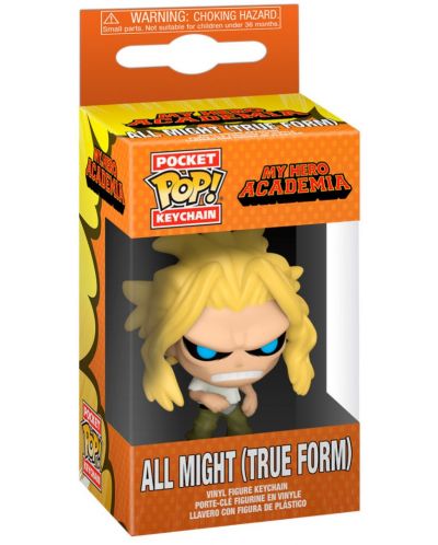 Privjesak za ključeve Funko Pocket POP! Animation: My Hero Academia - All Might (Weakened State) - 2