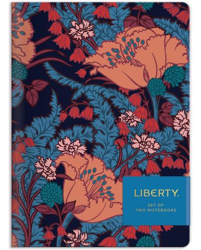 Set bilježnica Liberty - Floral, 2 komada - 1