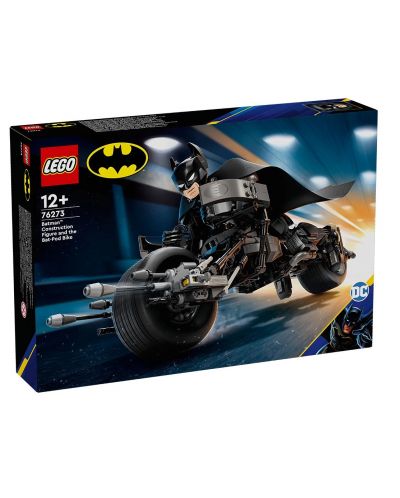 Konstrukcijski set LEGO DC Comics Super Heroes - Batman konstrukcijska figura i Bat-Pod bicikl (76273) - 1