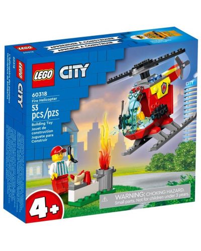 Konstruktor Lego City - Vatrogasni helikopter (60318) - 1