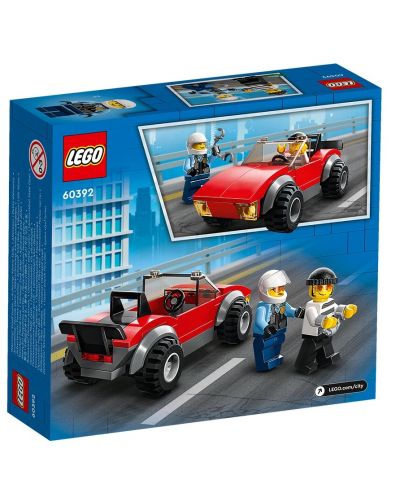 Konstruktor LEGO City - Policijska potjera na motociklu (60392) - 2