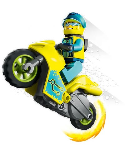 Konstruktor Lego City - Stuntz, Cyber kaskaderski motocikl (60358) - 6