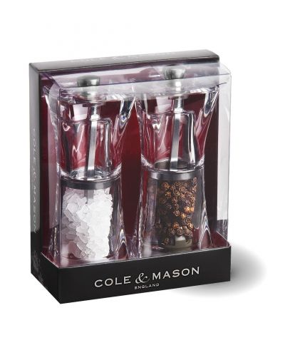 Set mlinova za sol i papar Cole & Mason - “Crystal“, 12.5 cm - 6