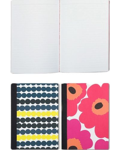 Set bilježnica Galison Marimekko - Poppies, A5, 3 komada - 3