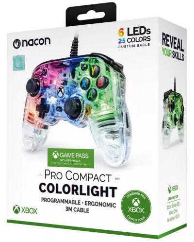 Kontroler Nacon - Pro Compact, Colorlight (Xbox One/Series S/X) - 9